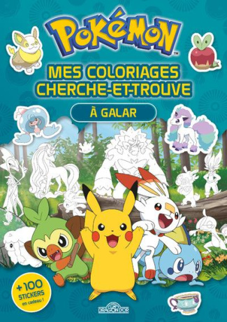 Pokémon. Mes coloriages cherche-et-trouve à Galar
