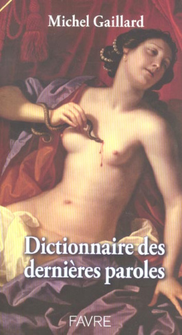 Dictionnaire des dernières paroles