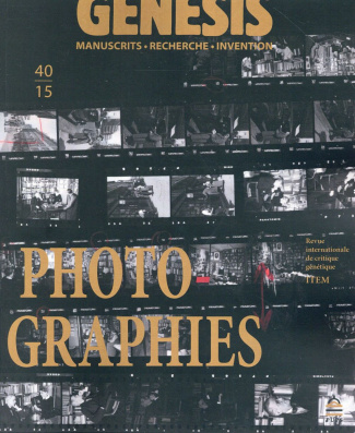 Genesis N° 40/2015 : Photo-graphies