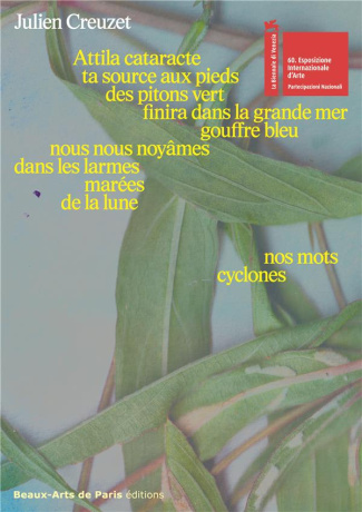 Catalogue du pavillon francais de la Biennale de Venise