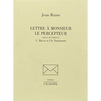 Lettre a Monsieur le Percepteur