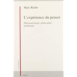 L'expérience du penser. Phénoménologie, philosophie, mythologie