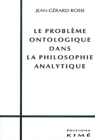 Le problème ontologique dans la philosophie analytique