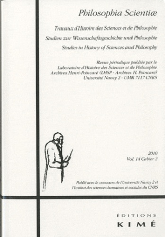 Philosophia Scientiae Volume 14 N° 2/2010