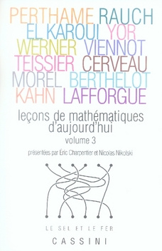 Leçons de mathématiques d'aujourd'hui. Volume 3