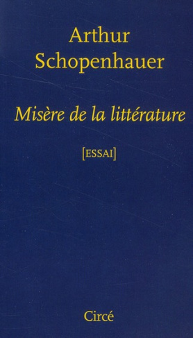 Misère de la littérature