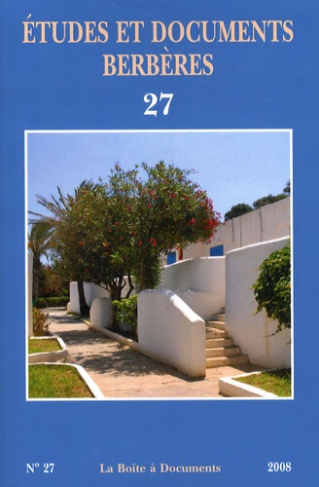 Etudes et documents berbères N° 27