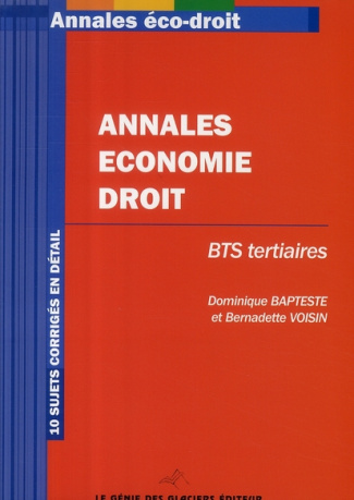 Economie, Droit BTS tertiaires