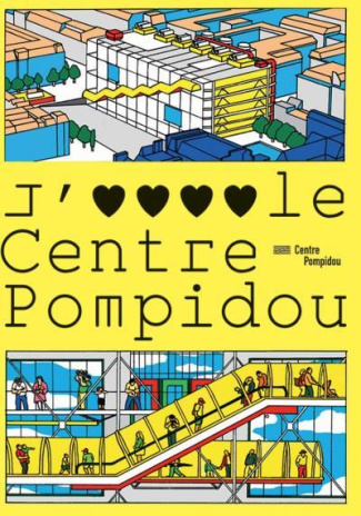 J'aime le centre Pompidou