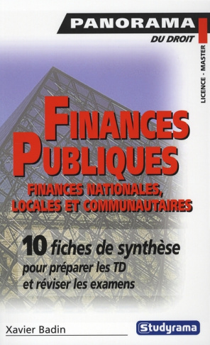 Finances publiques. Finances nationales, locales et communautaires