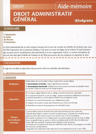 Droit administratif général