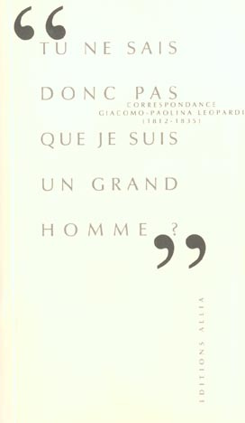 TU NE SAIS DONC PAS QUE JE SUIS UN GRAND HOMME