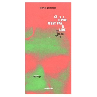 Ce livre n'est pas à lire