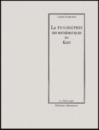LA PHILOSOPHIE DES MATHEMATIQUES DE KANT