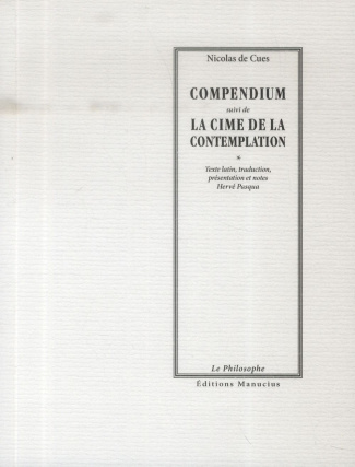 COMPENDIUM SUIVI DE LA CIME DE LA CONTEMPLATION