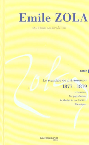 Oeuvres complètes. Tome 8, Le scandale de l'Assommoir (1877-1879))