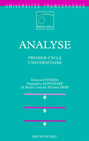 Analyse. Premier cycle universitaire