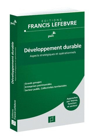 Développement durable. Aspects stratégiques et opérationnels