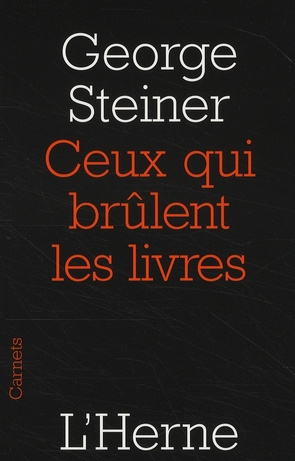 Ceux qui brûlent les livres