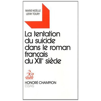 LA TENTATION DU SUICIDE DANS LE ROMAN FRANCAIS DU XVII SICECLE