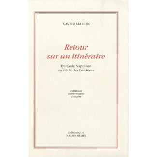 Retour sur un itinéraire. Du Code Napoléon au siècle des Lumières