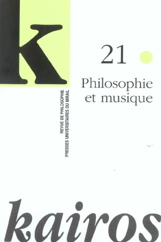 Kairos N° 21 : Philosophie et musique