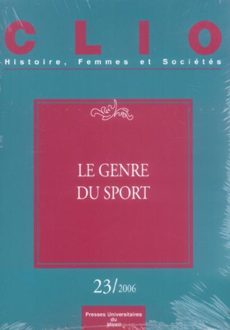 Clio N° 23 : Le genre du sport