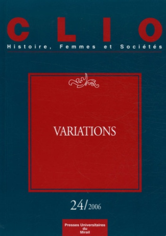 Clio N° 24/2006 : Variations