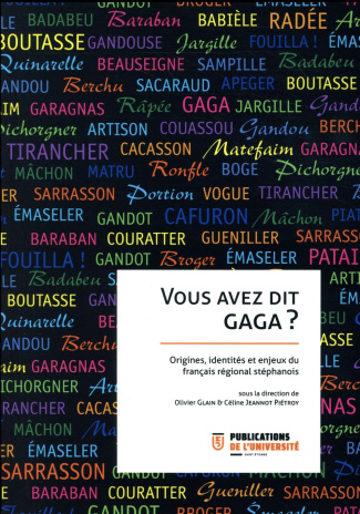 Vous avez dit gaga ? Origines, identités et enjeux du français régional stéphanois, avec 1 CD audio