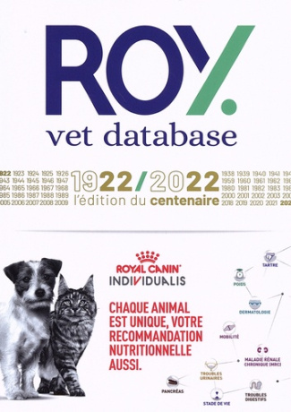 Roy vet database. 1922/2022 l'édition du centenaire, 94e édition
