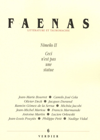 Faenas N° 6 : Nimeno II Ceci n'est pas une statue