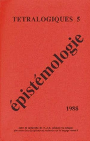 Epistémologie