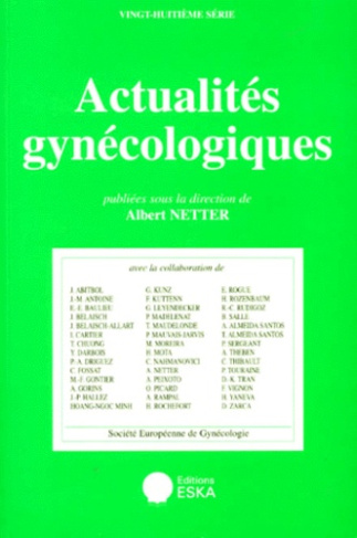 Actualités gynécologiques Tome 28 : Actualités gynécologiques