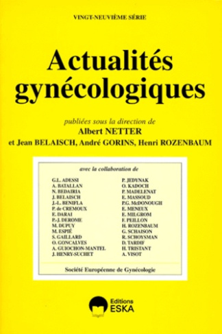 Actualités gynécologiques Tome 29 : Actualités gynécologiques