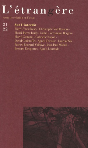L'étrangère N° 21-22 : Sur l'interdit