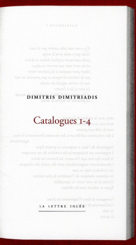 Catalogues 1-4