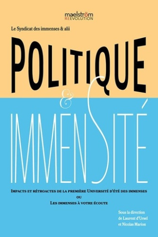 Politique & Immensité. PAR LE SYNDICAT DES IMMENSES & ALII