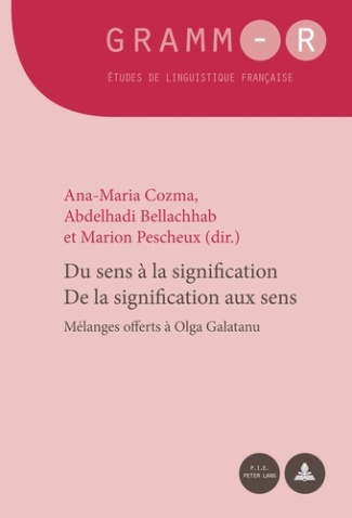 Du sens à la signification, de la signification aux sens
