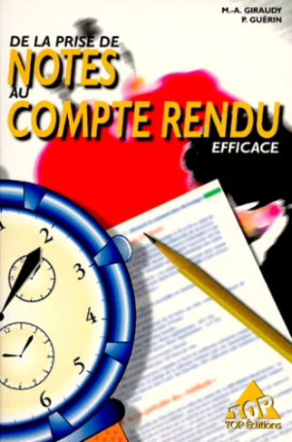 PRISE DE NOTE AU COMPTE RENDU EFFICAC