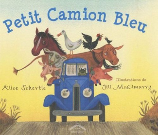 Petit camion bleu