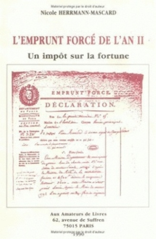 Emprunt forcé de l'an II : un impôt sur la fortune