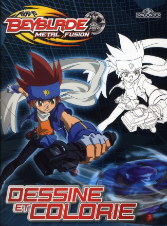 Dessine et colorie Beyblade Metal Fusion