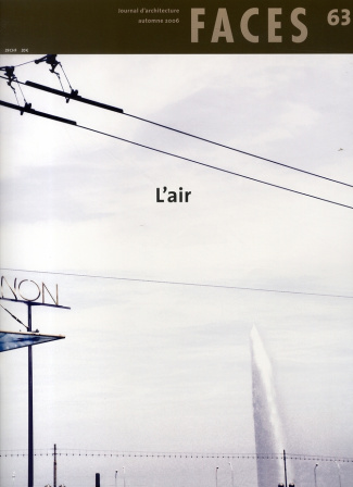 Faces N° 63, automne 2006 : L'air