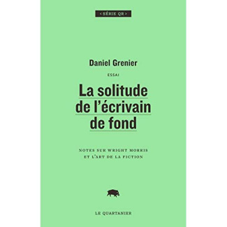 La solitude de l'ecrivain de fond