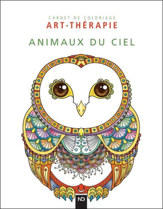 Animaux du Ciel. Carnet de coloriage Art-thérapie