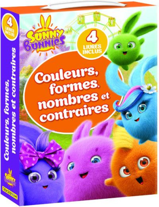 Sunny Bunnies. Coffret en 4 volumes : Couleurs ; Formes ; Nombres ; Contraires