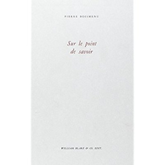 SUR LE POINT DE SAVOIR