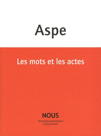 Les mots et les actes