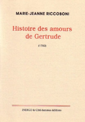 HISTOIRE DES AMOURS DE GERTRUDE