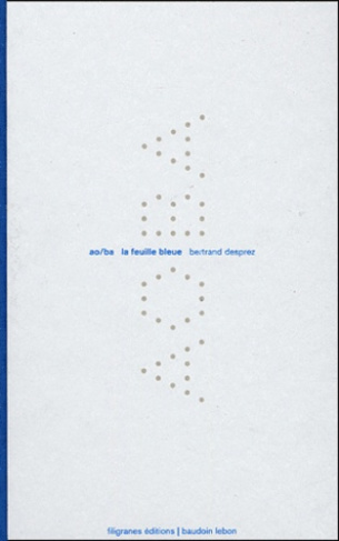 Ao-ba. La feuille bleue